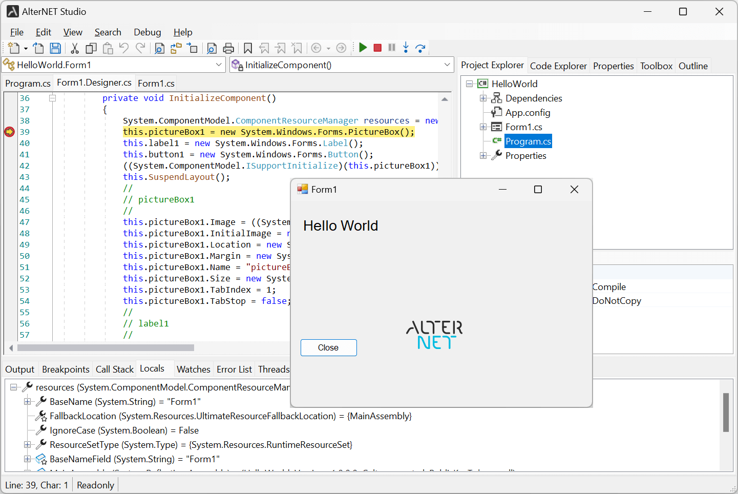 Discover the power of AlterNET Studio - AlterNET Software